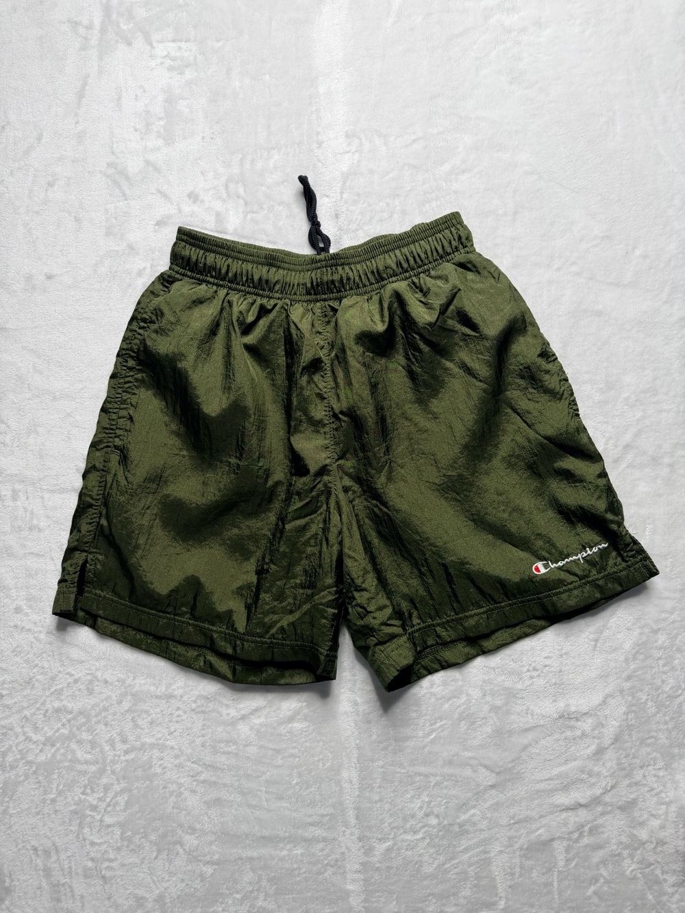Champion Olive Green Athletic Shorts with Drawstring